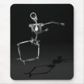 X-RAY SKELETON JOY LEAP - ZWART EN WITTE MUISMAT (Voorkant)