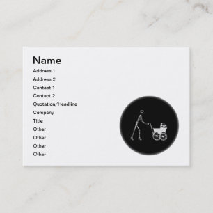 X-Ray Skeleton Mam & Baby - Oorspronkelijke softwa Contactkaartje