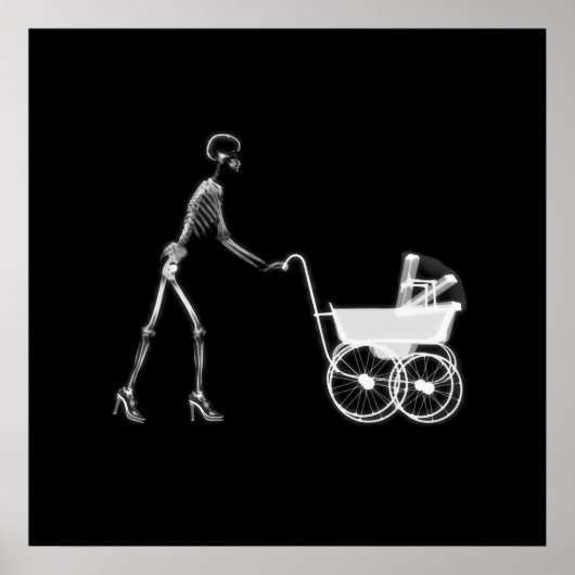X-Ray Skeleton Mam & Baby - Oorspronkelijke softwa Poster (Voorkant)