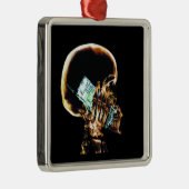 X-RAY SKELETON OP CELTELEFOON METALEN ORNAMENT (Rechts)
