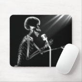 X-RAY SKELETON OP RETRO MIC - B&W MUISMAT (Met muis)