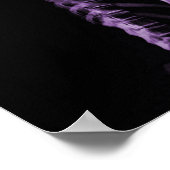 X-RAY SKELETON OP RETRO MIC - PAARS POSTER (Hoek)