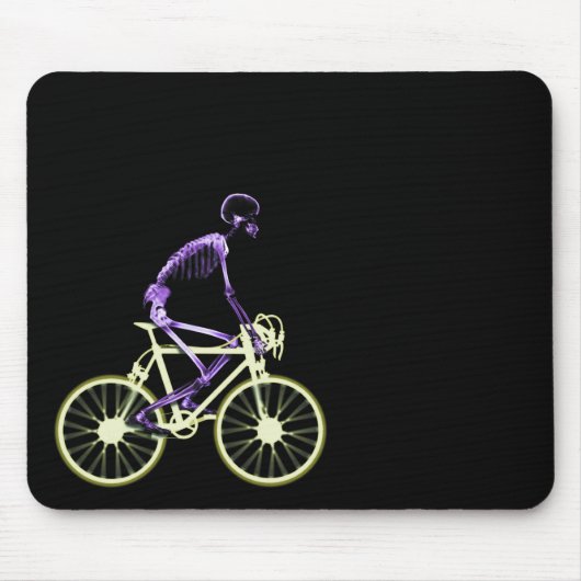 X-RAY SKELETON RIDING BIKE - ORIGINELE KLEUREN MUISMAT (Voorkant)