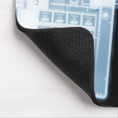 X-Ray Skeleton-toetsenbord & muis-Muismat Muismat (Hoek)