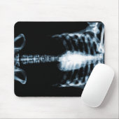 X-RAY SKELETON TORSO RIBS - BLUE MUISMAT (Met muis)