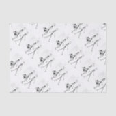 X-Ray Skeleton Tourist Couple Tissuepapier (Voorkant)