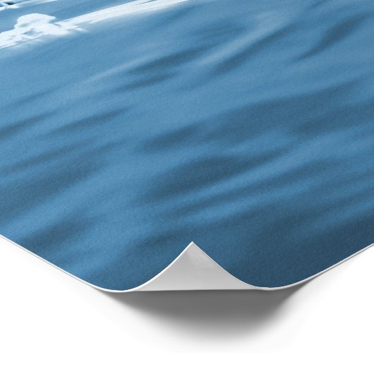 X-Ray Skeleton zwemmen in het Blauwmeer Poster (Hoek)