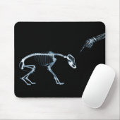 X-Ray Skeletons Blue Bad Dog Muismat (Met muis)