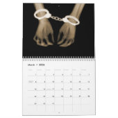 X-Ray Skeletons Midnight Stroll Black Sepia Kalender (Mar 2026)