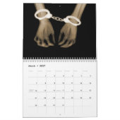 X-Ray Skeletons Midnight Stroll Black Sepia Kalender (Mar 2027)