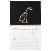 X-Ray Skeletons Midnight Stroll Black Sepia Kalender (Jan 2027)