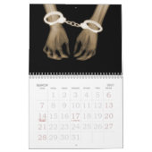 X-Ray Skeletons Midnight Stroll Black Sepia Kalender (Mar 2027)