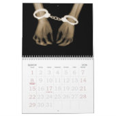 X-Ray Skeletons Midnight Stroll Black Sepia Kalender (Mar 2026)