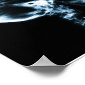 X-RAY SKULL BRAIN - BLAUW POSTER (Hoek)