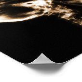 X-RAY SKULL BRAIN - ORANJE POSTER (Hoek)