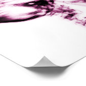 X-RAY SKULL BRAIN - PINK POSTER (Hoek)