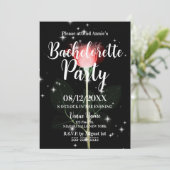 X-Ray Sparkle Flower Bachelorette Party Kaart (Staand voorkant)