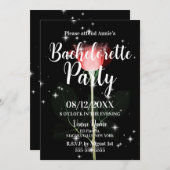 X-Ray Sparkle Flower Bachelorette Party Kaart (Voorkant / Achterkant)