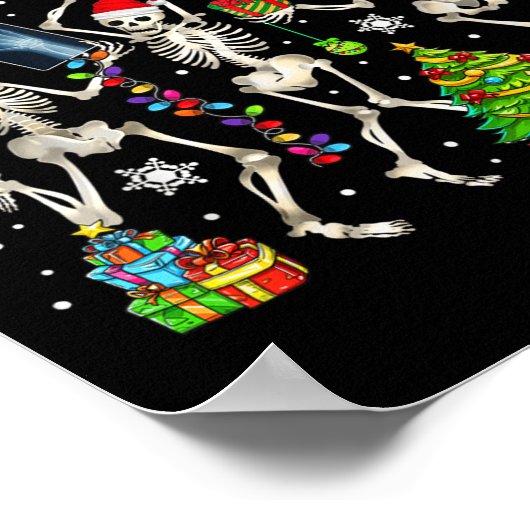 X-ray Squad Xmas Three Santa Reindeer Elf X-ray Sk Poster (Hoek)