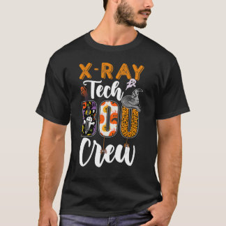 X-Ray Tech Boo Crew X-Ray-technicus Halloween Mat T-shirt