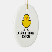 X Ray Tech Chick Keramisch Ornament (Rechts)