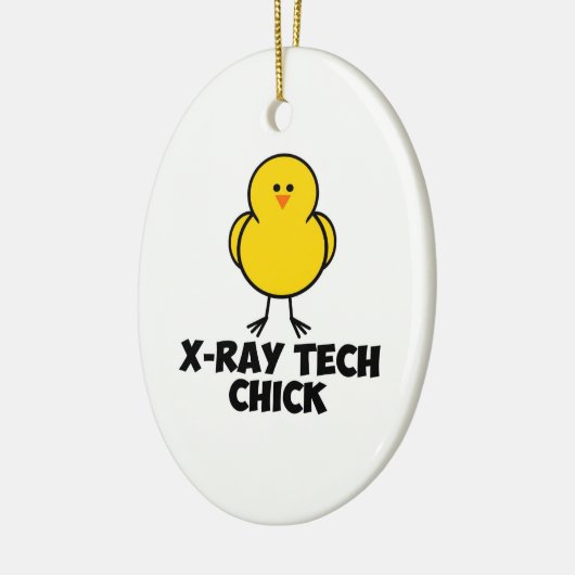 X Ray Tech Chick Keramisch Ornament (Links)