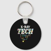 X-ray Tech Christmas Radiologic Technologist Techs Sleutelhanger (Voorkant)