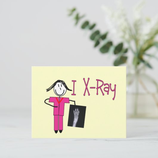 X-Ray Tech Gifts Briefkaart (Staand voorkant)