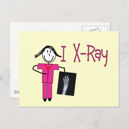 X-Ray Tech Gifts Briefkaart (Voorkant / Achterkant)