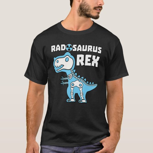 X Ray Tech Rex Dinosaur Radiographer Radiology Tec T-shirt (Voorkant)