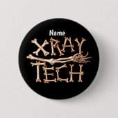 X-Ray Tech Ronde Button 5,7 Cm (Voorkant)