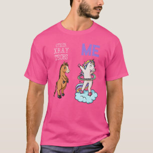 X Ray Technologist Unicorn Radiographer Radiologie T-shirt