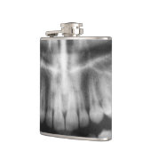 X-Ray Teeth Mouth Smile Black en White Heupfles (Links)