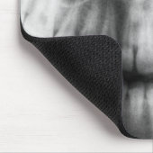 X-Ray Teeth Mouth Smile Black en White Muismat (Hoek)