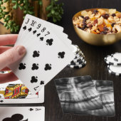 X-Ray Teeth Mouth Smile Black en White Pokerkaarten (Insitu)