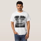 X-Ray Teeth Mouth Smile Black en White T-shirt (Voorkant volledig)