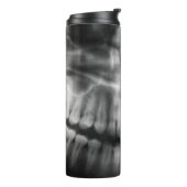 X-Ray Teeth Mouth Smile Black en White Thermosbeker (Gedraaid links)