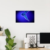 X-Ray View Of Human Foot 3 Poster (Thuiskantoor)