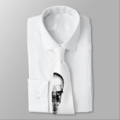 X-Ray Vision B&W Single Skeleton Stropdas (Gebonden)