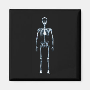 X-Ray Vision Blue Single Skeleton Magneet