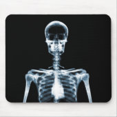 X-Ray Vision Blue Single Skeleton Muismat (Voorkant)