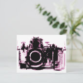X-RAY VISION CAMERA BLACK PINK BRIEFKAART (Staand voorkant)