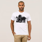 X-RAY VISION CAMERA BLACK & WHITE T-SHIRT (Voorkant volledig)