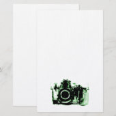 X-RAY VISION CAMERA - GROEN BRIEFPAPIER (Voorkant / Achterkant)