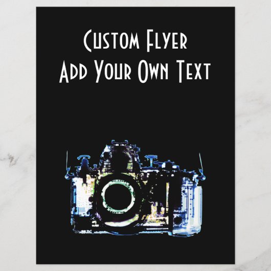 X-RAY VISION CAMERA - ORIGINELE BLAUW FLYER (Voorkant)