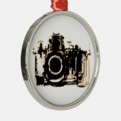 X-RAY VISION CAMERA - SEPIA METALEN ORNAMENT (Rechts)