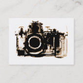 X-RAY VISION CAMERA - SEPIA VISITEKAARTJE (Achterkant)