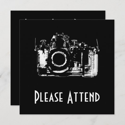 X-RAY VISION CAMERA - ZWART EN WITTE KAART (Voorkant / Achterkant)