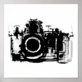 X-RAY VISION CAMERA - ZWART EN WITTE POSTER (Voorkant)