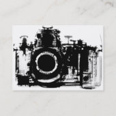 X-RAY VISION CAMERA - ZWART EN WITTE VISITEKAARTJE (Achterkant)